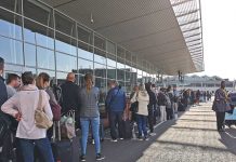 Schiphol ta stop cu limitacion di pasaheronan saliendo; Cantidad di personal di seguridad ta yegando cerca di loke tabata normalmente