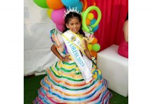 Ziah-Amalia Salomon a bira e di 46 Reina Infantil di Aruba su Carnaval