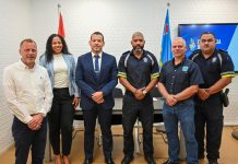 A firma Letter of Intent pa muda Warda di Polis di Playa na un luga mas adecua