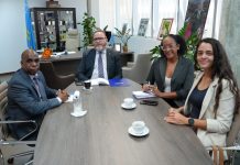 Minister Di Integracion Glenbert Croes a reuni cu Pan American Development Foundation (PADF)