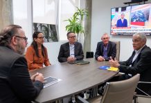 Minister Glenbert Croes a reuni cu e grupo di fondo di pensioen pa e sector turistico