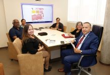 Profesionalnan a reuni pa desaroya material di educacion di e proyecto NPSA pa scol preparatorio y basico