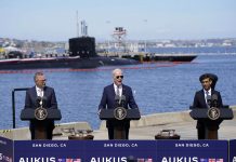 Biden ta anuncia submarino nuclear pa Australia