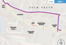 DOW ta bay cera caminda na Palm Beach dialuna otro siman