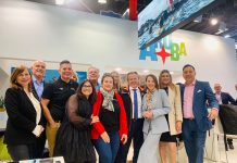 Delegacion di Aruba asistiendo na e feria di biahe mas grandi na mundo, ITB Berlin