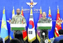 Merca y Sur Korea ta anuncia ehercicionan militar mas grandi den cinco aña