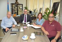 Minister Glenbert Croes a reuni cu bestuur di “Dialogo Tripartite Social Laboral” (DTSL)