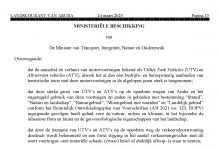 Minister Ursell Arends: No ta duna permiso nobo ni transferi permiso existente pa UTV y ATV den transporte publico