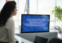 Minister Geoffrey Wever: Presentacion di proyecto di Carbon Trading pa Aruba