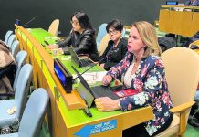 Prome Minister Evelyn Wever-Croes: Den nomber di paisnan den Reino Hulandes, prome minister a duna discurso na e Ministerial Round Table na Nacionnan Uni