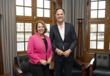 Premier Evelyn Wever – Croes: A trata temanan di desaroyo di Aruba cu premier di Hulanda Mark Rutte
