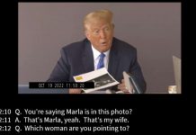 Video di interogacion di Trump den demanda pa violacion a bira publico