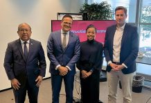 Prome Minister Evelyn Wever-Croes: Lidera door di Minister Plenipotenciario di Aruba, señor Ady Thijsen