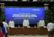 Colombia: Gobierno y ELN a acorda un alto al fuego nacional y bilateral
