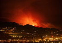 Candela na Tenerife a ser causa deliberadamente segun oficial