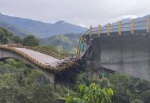Colombia: Un brug riba ruta alternativa pa e Llano a cay den otro