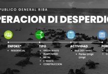 Entre september te cu december Aruba ta bay tin oportunidad di hiba desperdicio na Baki den Bario