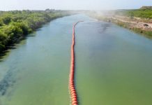 Mexico ta midiendo e muraya riba Rio Grande pa determina si a respeta limitenan internacional