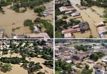 Venezuela: Cerca di dos mil famia afecta na estado Bolivar pa rooi Uairen cu a desborda