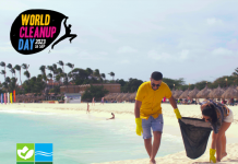 Dia di Limpieza Mundial, Aruba tambe a participa cu accion di Baki den bario y beach clean-ups