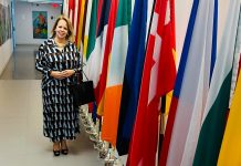 Prome Minister Evelyn Wever-Croes: Den conexion cu e reunion di infrastructura na Nacionnan Uni; Aruba tin e compromiso di Global Island Partnership pa yuda haya e seyo di Nacionnan Uni, riba e plan di adaptacion pa cambio di clima