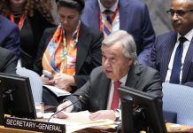 Hefe di Nacionnan Uni ta adverti cu e guera na Gaza por plama