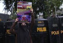 Organisadornan na Malaysia por stop concierto di Coldplay si e banda no comporta