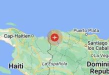 Rep. Dominicana: Temblor magnitud 5.0 ta dal na frontera cerca di Haiti
