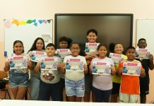 E Solo Foundation y nan programa Cool2BFit ta keda activo cu muchanan di scol basico