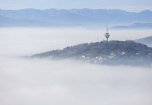 Exceso den niebla toxico ta haci Sarajevo e ciudad mas contamina pa di dos dia tras di otro