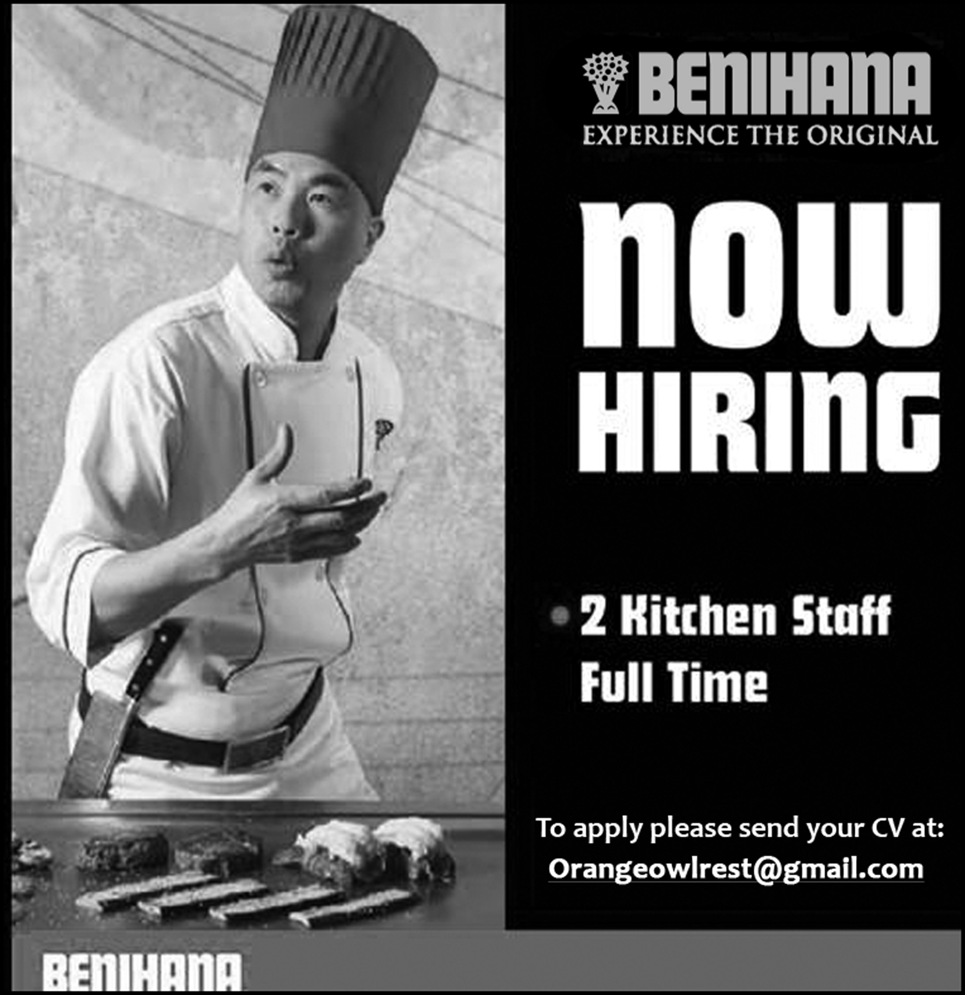 Benihana Jobs