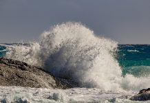 Departamento Meteorologico ta adverti pa biento duro y lama bruto