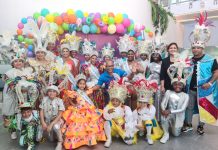 Setar cu bunita gesto pa ganadonan di eventonan di SMAC pa Carnaval 70