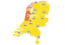 Tormenta Isha: Mas alerta di biento code Oranje pa Noord-Holland y Waddeneilanden