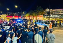 54 persona deteni diadomingo ultimo durante y despues di parada grandi di Carnaval