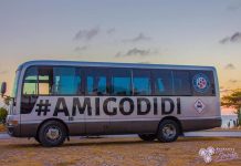 Bus AmigoDIDI activo pa ultimo paradanan di carnaval 70