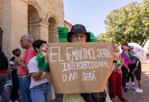 Republica Dominicana: Activistanan ta manifesta na Zona Colonial na fabor di e derechonan di hende muhe