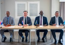 Minister Ursell Arends a atende e ‘Vierlandenoverleg’ riba tema Maritimo y Aviacion na Boneiro