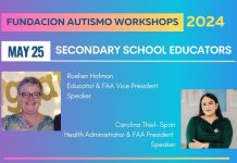 Fundacion Autismo Aruba ta organisando tayer pa docentenan di scol secundario y educacion avansa
