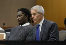 Abogado di defensa di rapper Young Thug mester bay cera 10 siman pa desacato