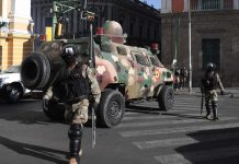 Un intento di golpi di Estado a tuma luga na Bolivia diaranson ultimo