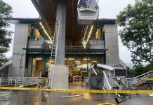 Colombia: Cabina di sistema di teleferico di Medellin a cay lagando un morto y 20 herido
