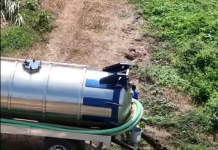 Companianan di chica awa di pos por perde nan permiso si ta haya nan tirando awa sushi den dam