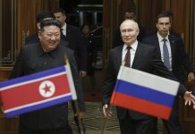 Presidente Ruso, Vladimir Putin ta haci un bishita inusual na Nort Korea