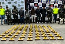Colombia: capitan militar deteni cu casi 100 kilo di cocaina na Bogotá