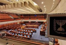 Legisladonan Israeli a vota contra creacion di un Estado Palestino