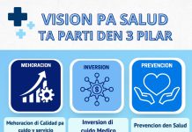 Minister di Salud Dangui Oduber ta splica e 3 pilarnan den sector di cuido