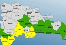 Republica Dominicana: Cantidad di provincia bou alerta pa posibel efectonan di horcan Beryl a subi na 15