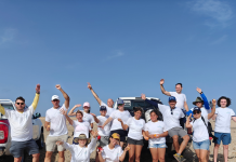 Rotary Club Aruba a participa den beach clean up