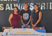 Zair Croes ta cla pa cuminsa su carera como studiante atleta na Atlanta, Gerogia